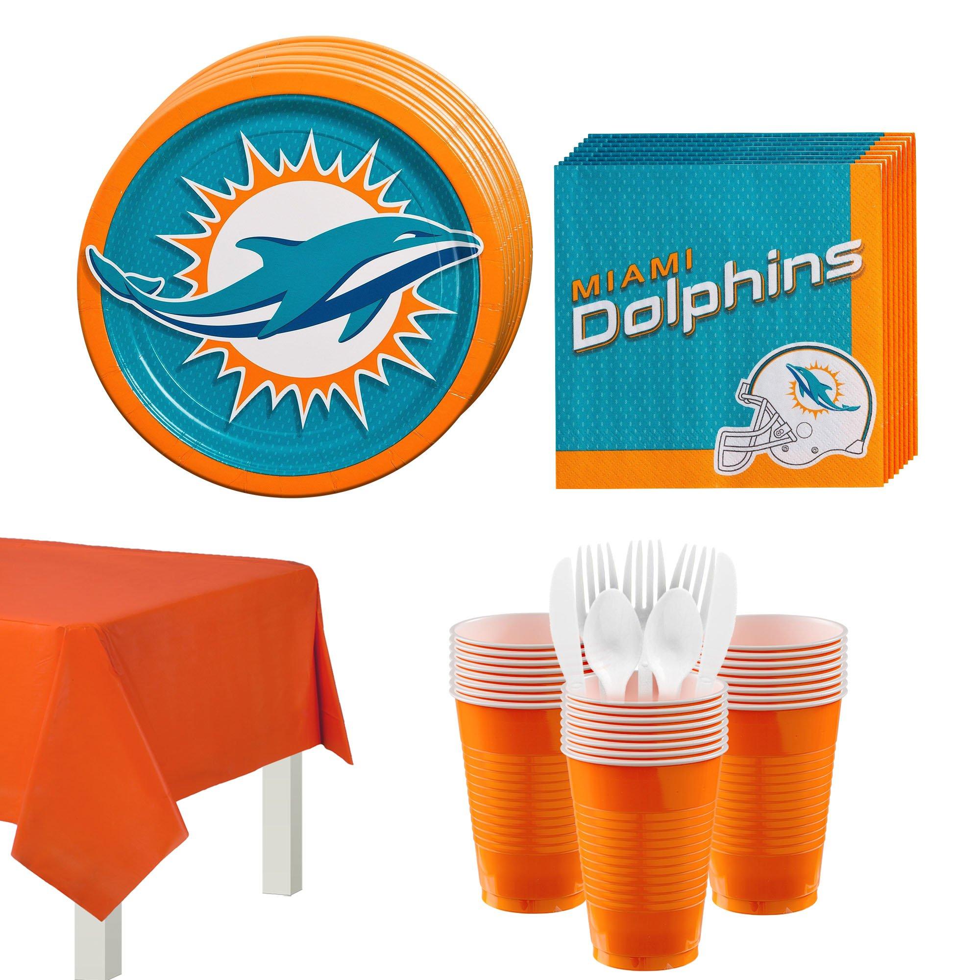 Miami Dolphins Party Supplies Pack